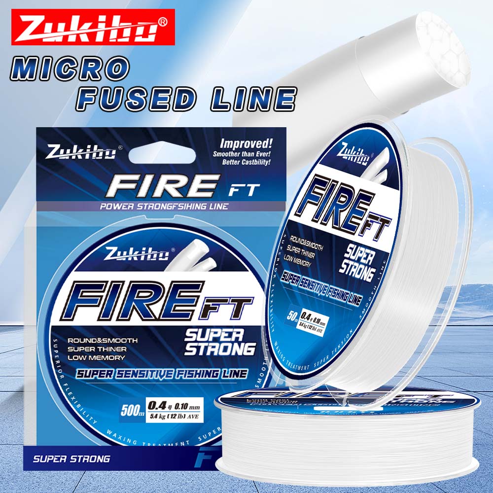 Copolymer Line - ZUKIBO FIRE FT Micro Fused جديلة