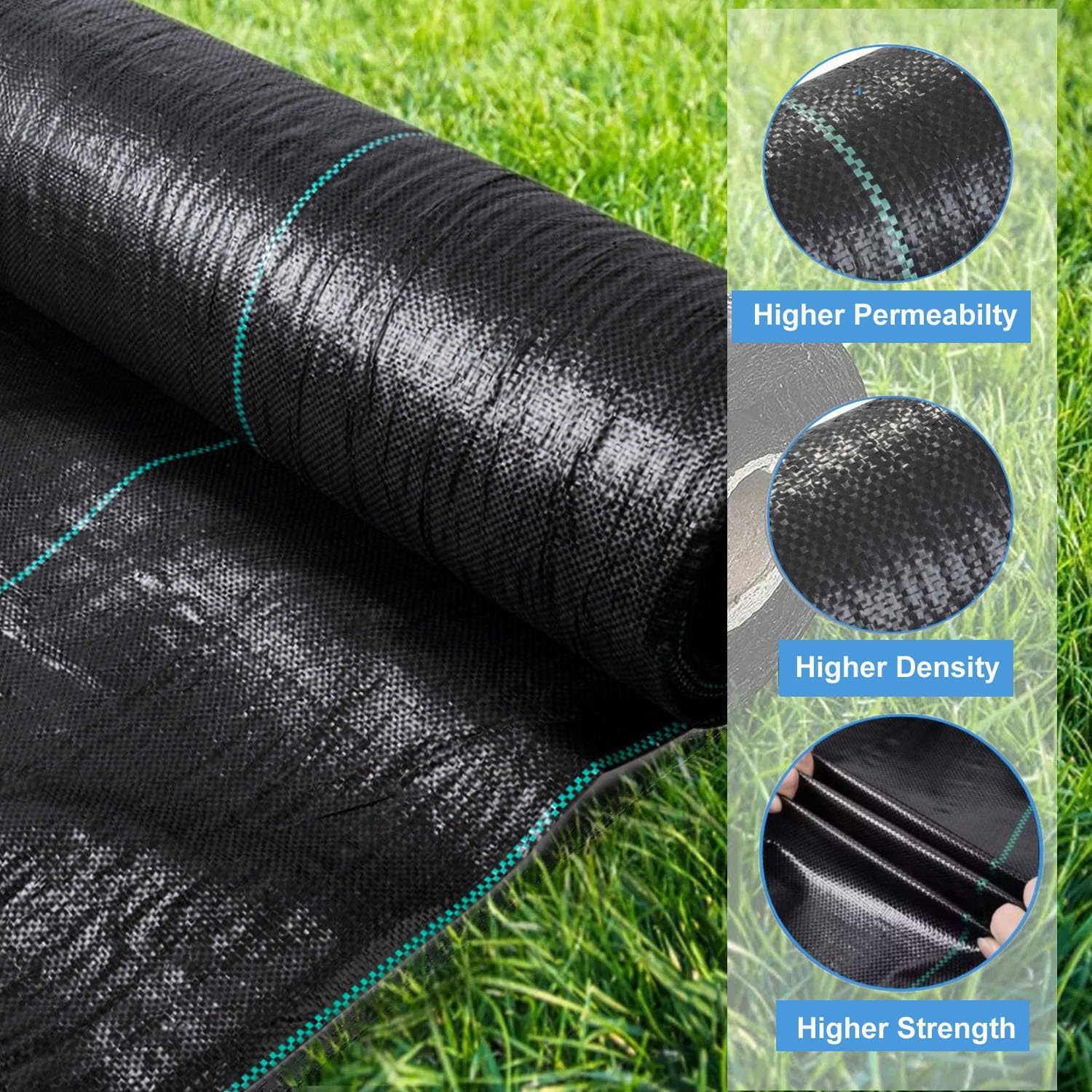 قماش مانع للأعشاب الضارة عالي  - مراجعة Copolymer Line وسعره