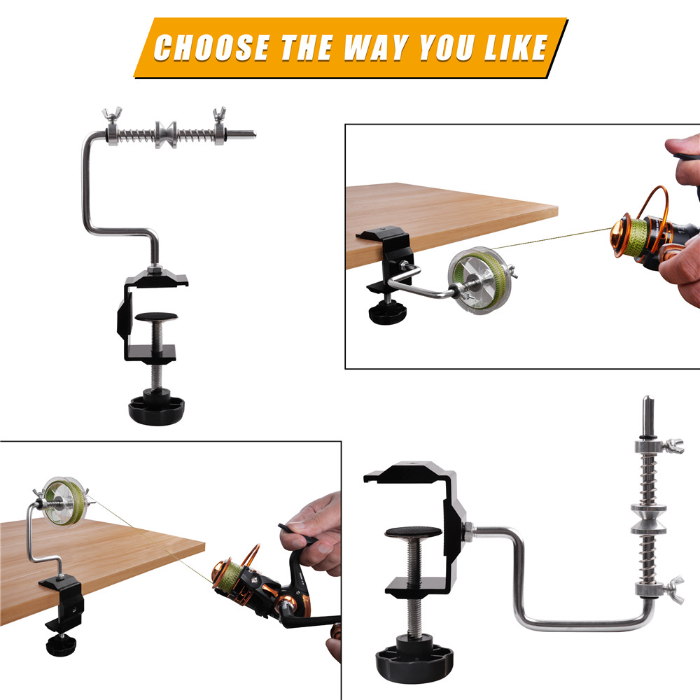 ماكينة لف خط الصيد المحمولة مع - مراجعة Fishing Line Winder وسعره